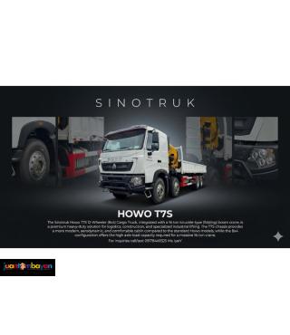 Sinotruk Howo T7s Boomtruck 16tons, Knuckle type