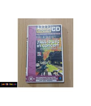 Paul Mc Cartney - Paul Is Live In Concert 2 PC MOVIE CD's RARE.