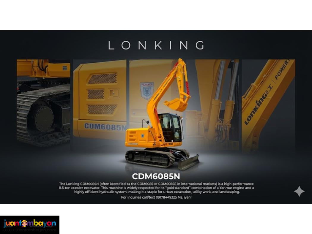 Lonking Cdm6085N Excavator 0.32cbm