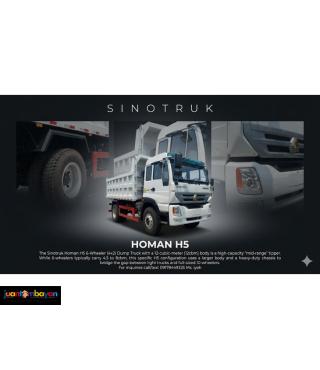 Sinotruk Homan H5 6 wheeler Dumptruck 12cbm