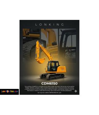 LONKING CDM6150 EXCAVATOR CRAWLER TYPE, 0.67CBM