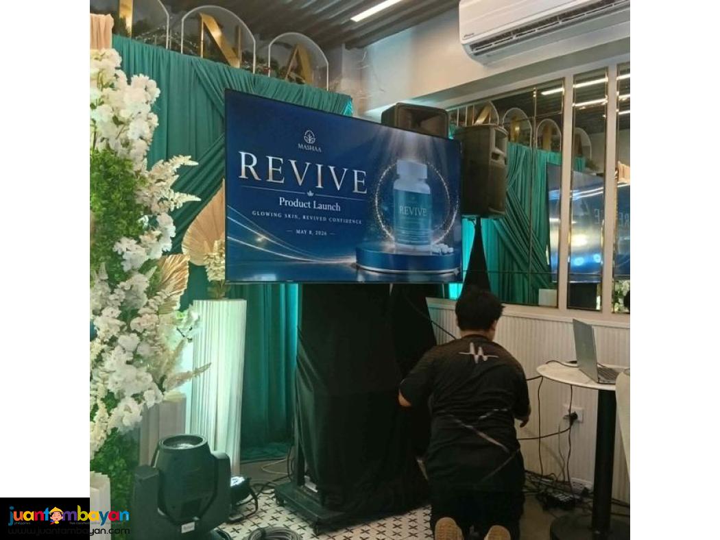 TV for RENTAL All Events