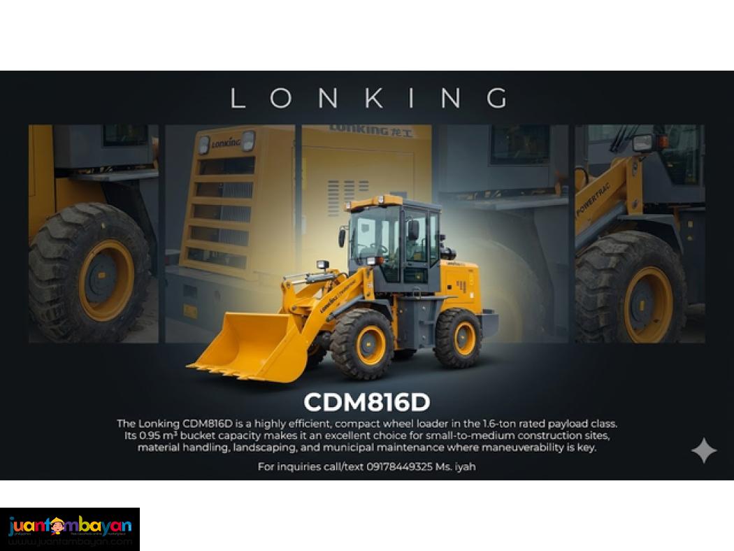 Lonking 1cbm Wheel Loader