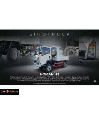 Sinotruk Homan Dumptruk 4.5 cbm
