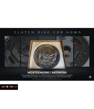 CLUTCH DISC FOR HOWO TRUCKS (WG9725160390/9921161100)