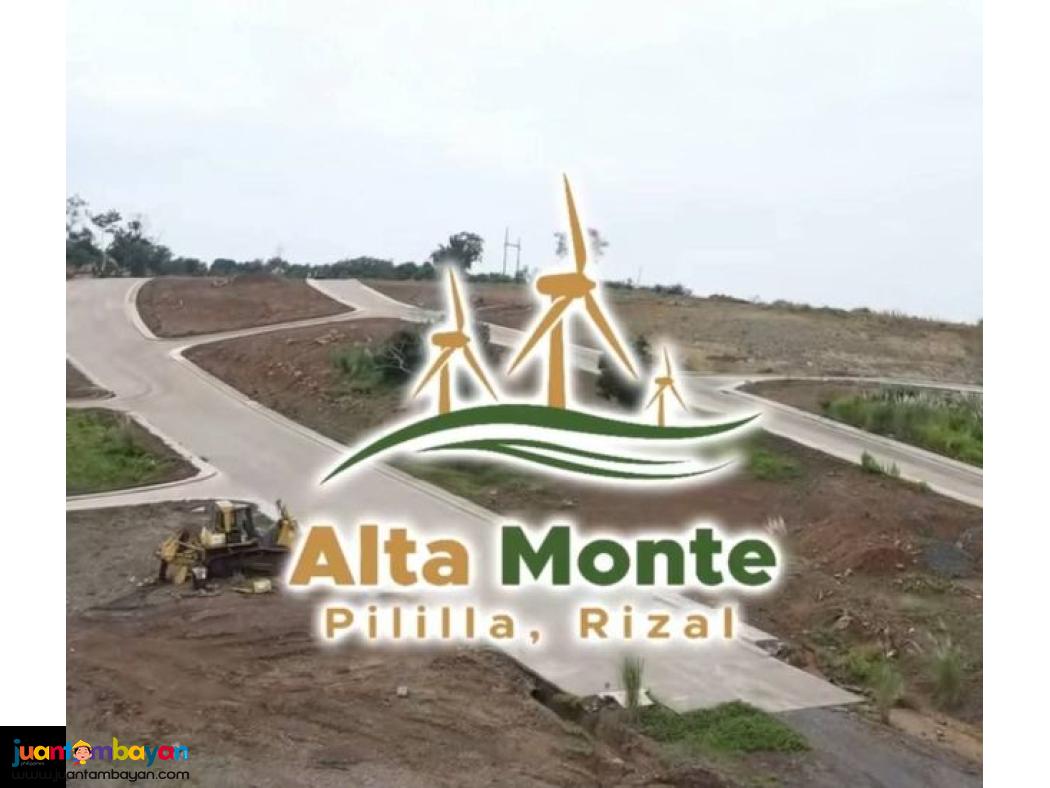 Lot for sale in Alta monte pililla rizal with terms and discount 