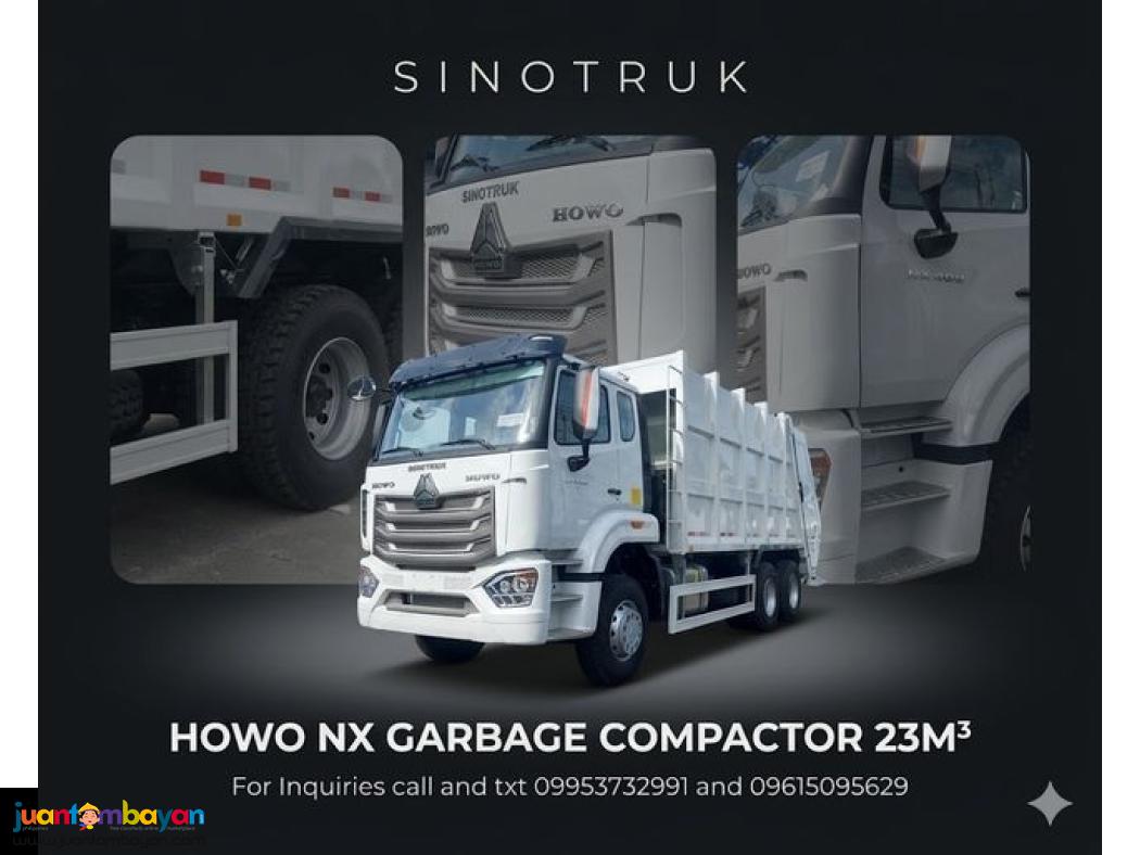 SINOTRUK HOWO NX GARBAGE COMPACTOR 23M³