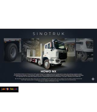 SINOTRUK HOWO NX 12 WHEELER  SELF LOADING TRUCK WITH 8 TONS WINCH