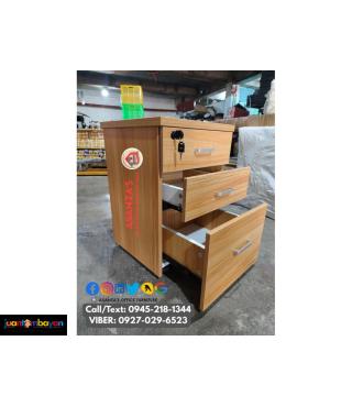 WOODEN MOBILE PEDESTAL CABINET | FILING CABINET 
