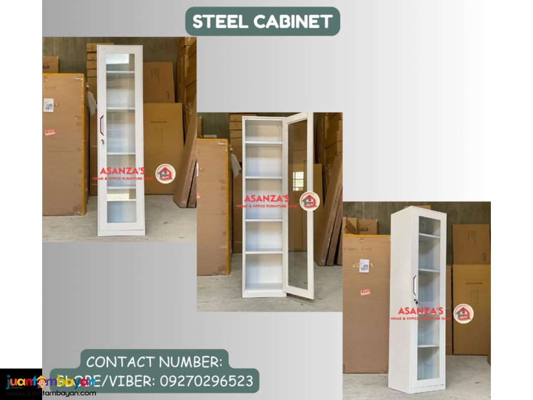 GLASS DOOR TOWER LOCKER STEEL CABINET 