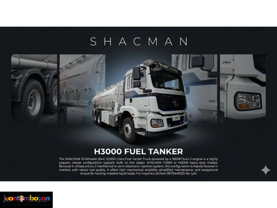 Shacman H3000 Fuel Tanker 20KL