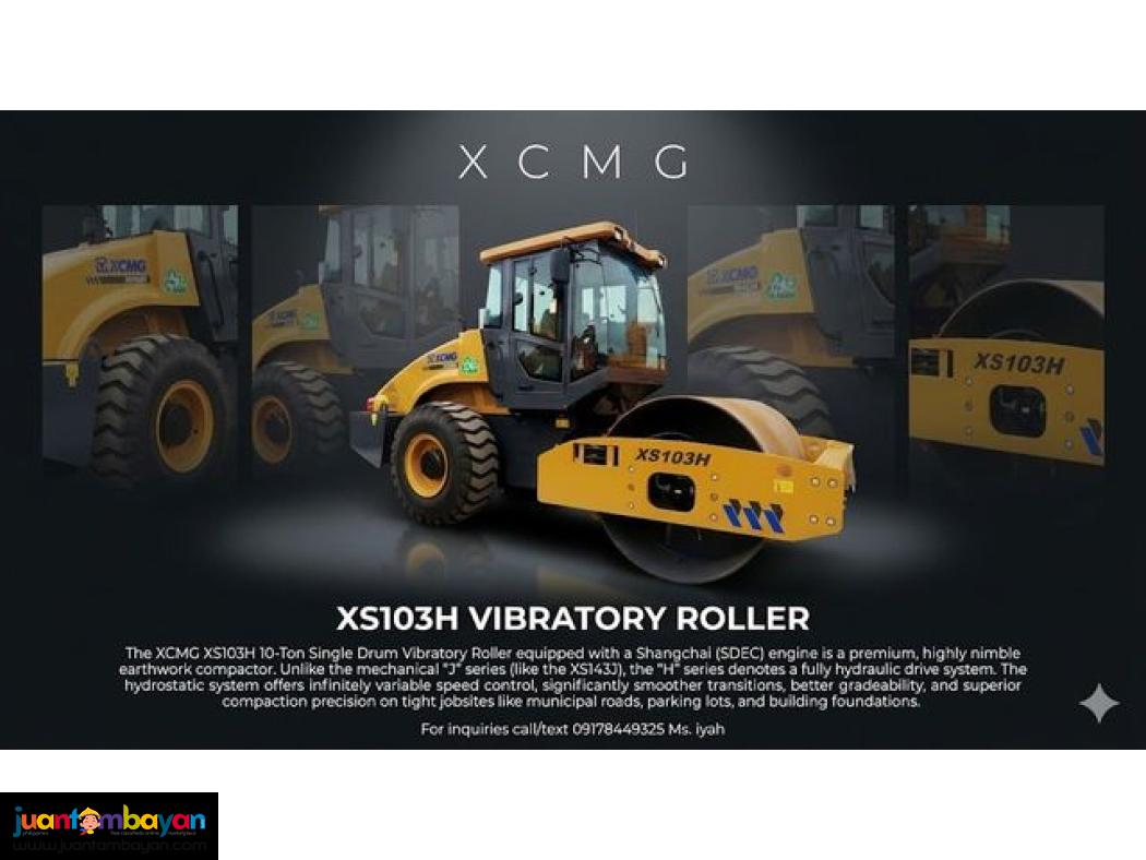 XCMG XS103H ROAD ROLLER 10-TONS