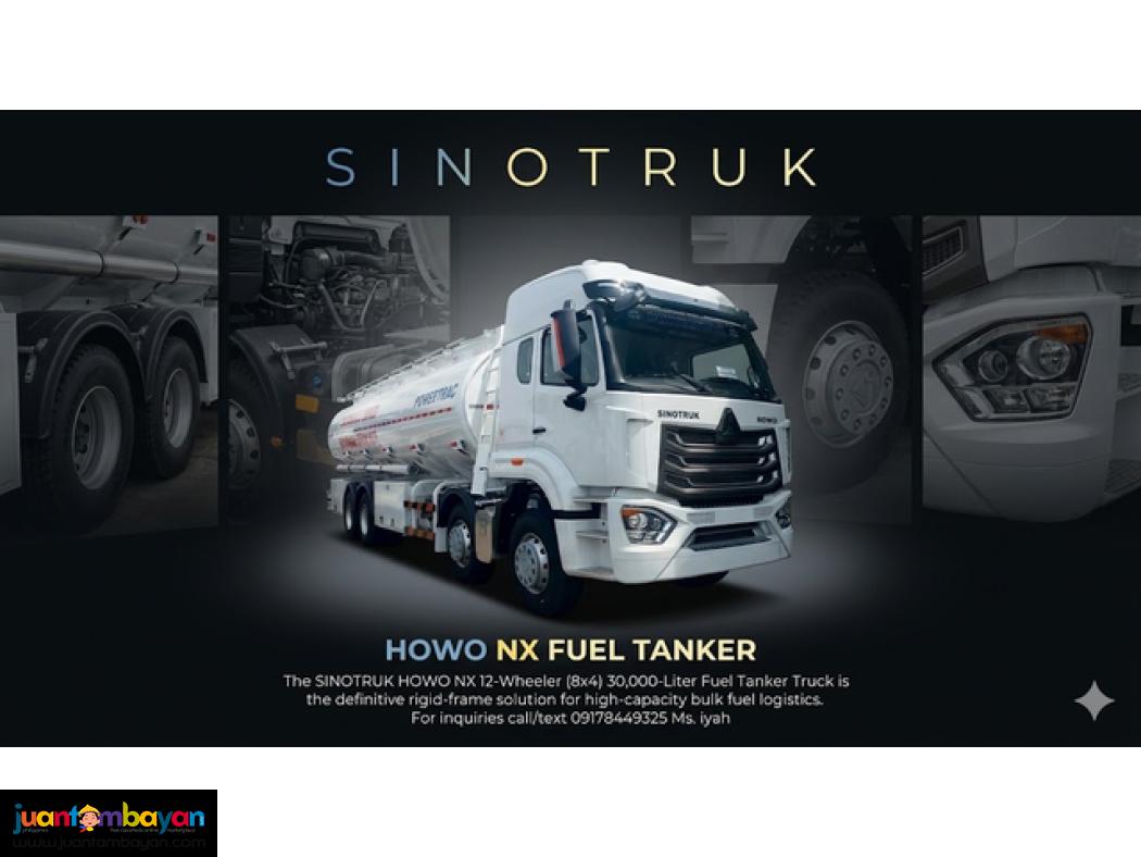 SINOTRUK HOWO NX 12 WHEELER FUEL TANKER 30K LITERS