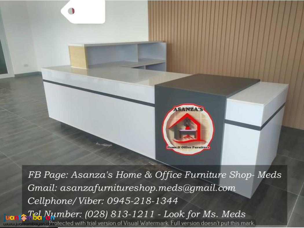CUSTOMIZED RECEPTION DESK | OFFICE FURNITURE DIRECT SUPPLIER 