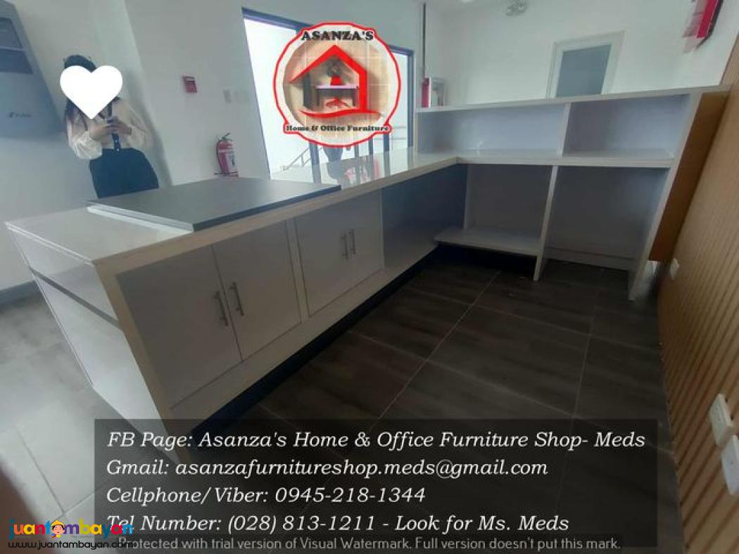 CUSTOMIZED RECEPTION DESK | OFFICE FURNITURE DIRECT SUPPLIER 