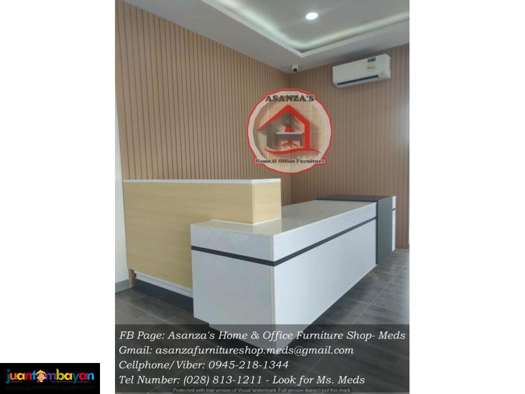 CUSTOMIZED RECEPTION DESK | OFFICE FURNITURE DIRECT SUPPLIER 
