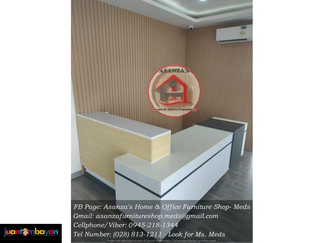 CUSTOMIZED RECEPTION DESK | OFFICE FURNITURE DIRECT SUPPLIER 