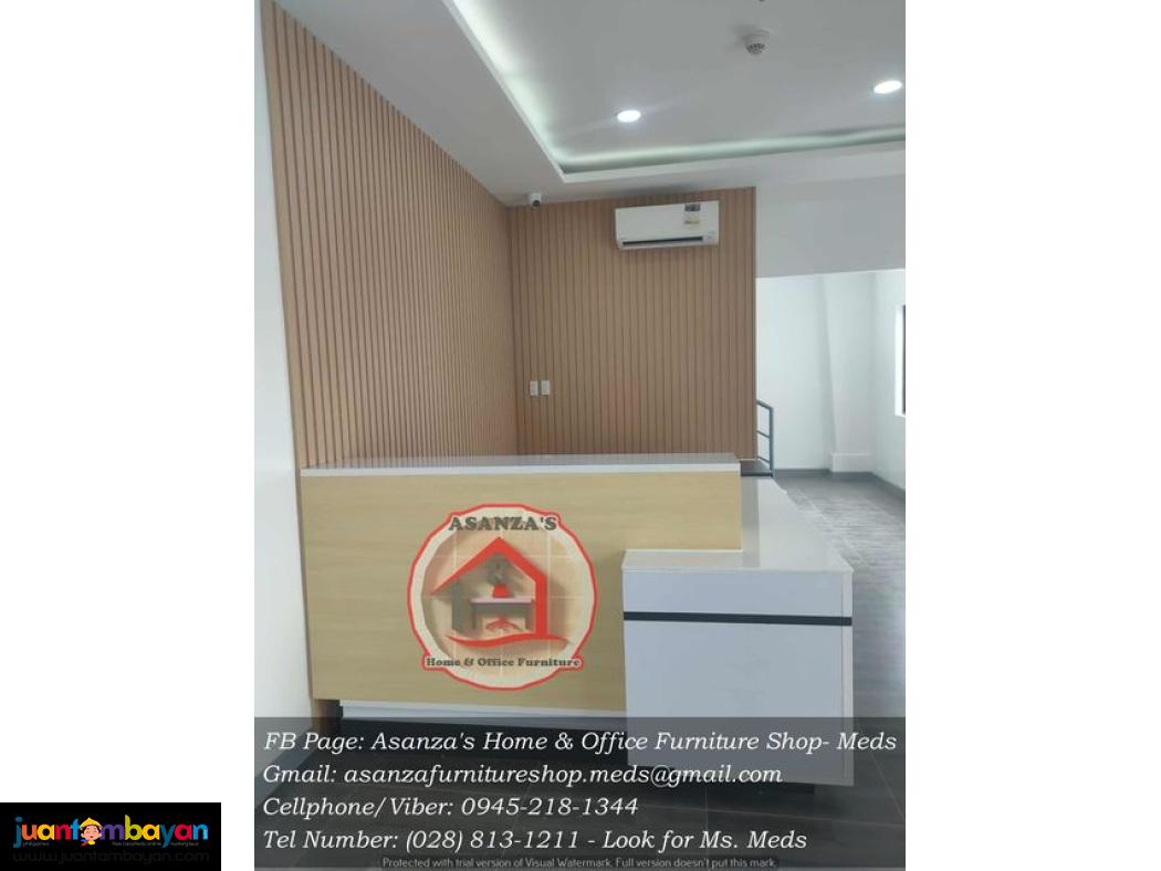 CUSTOMIZED RECEPTION DESK | OFFICE FURNITURE DIRECT SUPPLIER 