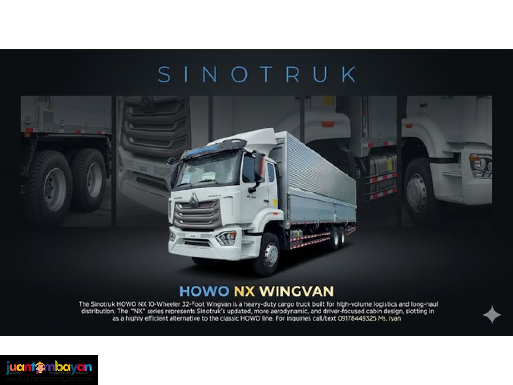 SINOTRUK HOWO NX 10 WHEELER WINGVAN 32 FEET