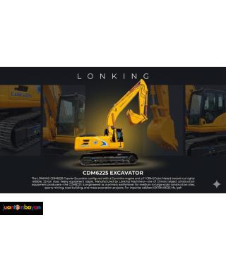 LONKING CDM6225 EXCAVATOR CRAWLER TYPE CUMMINS ENGINE  1.1CBM