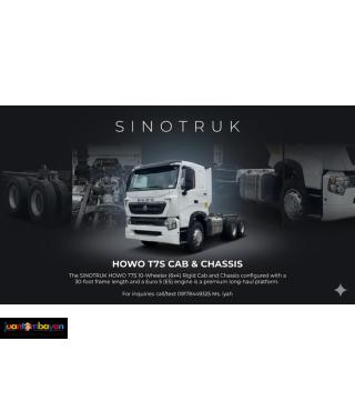 SINOTRUK  HOWO T7S 10 WHEELER CAB AND CHASSIS 30 FEET EURO 5