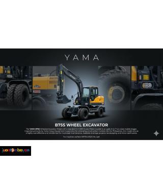 YAMA B75S WHEEL EXCAVATOR  0.3CBM