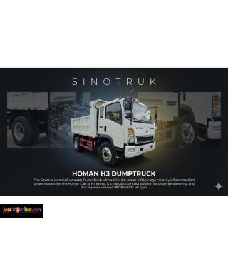 SINOTRUK  HOMAN 6 WHEELER DUMPTRUCK 6.5CBM