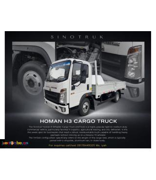 SINOTRUK HOMAN 6 WHEELER CARGO TRUCK 14 FEET