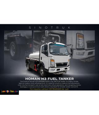 SINOTRUK HOMAN 6W FUEL TANKER 4K LITERS