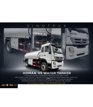 SINOTRUK HOMAN H5 6W WATER TANKER 10K LITERS