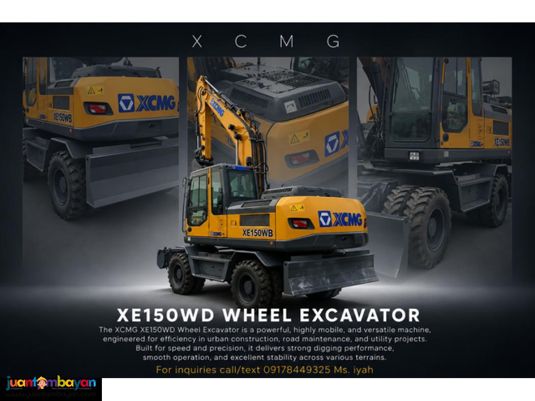 XCMG XE150WD WHEEL EXCAVATOR 0.58CBM