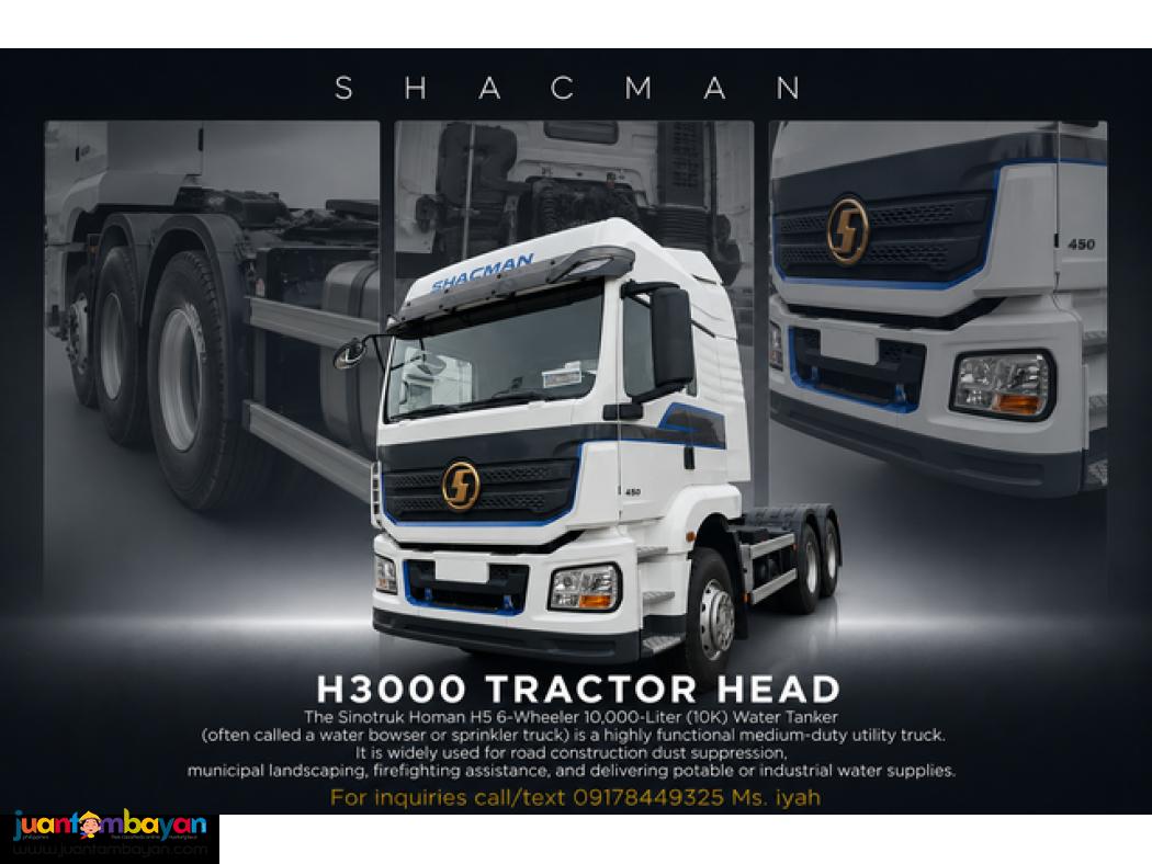 SHACMAN H3000 10 WHEELER TRACTOR HEAD 