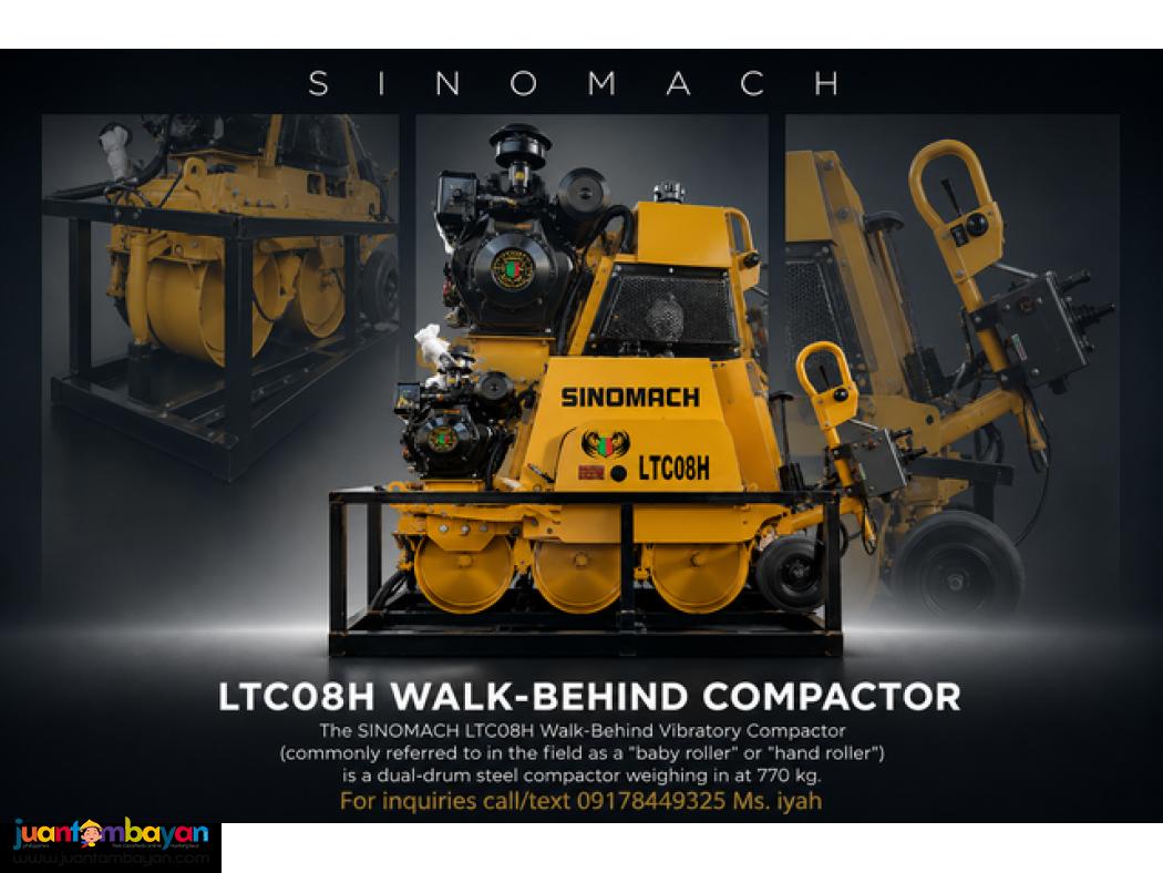 SINOMACH LTC08H WALK-BEHIND COMPACTOR 770 KGS