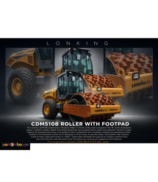 LONKING CDM510B VIBRATORY ROLLER WITH FOOTPAD