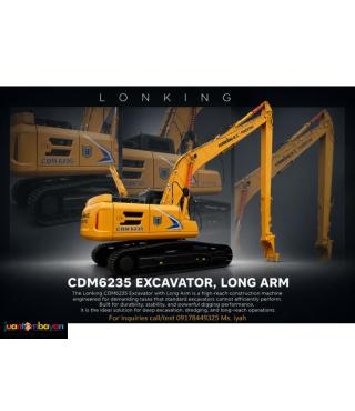 LONKING CDM6235 EXCAVATOR CRAWLER TYPE 0.4CBM, LONG ARM 