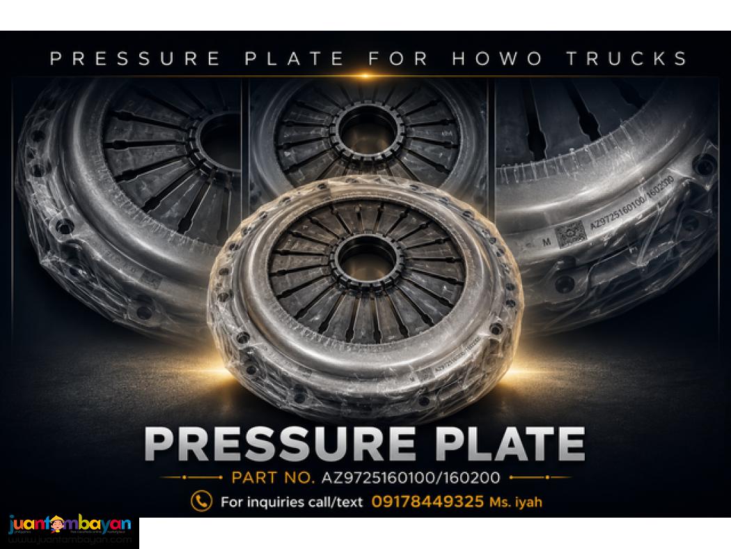 PRESSURE PLATE FOR HOWO TRUCKS