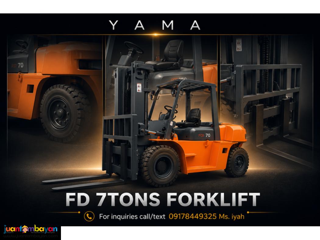 YAMA FD 7TONS STD FORKLIFT 7 TONS
