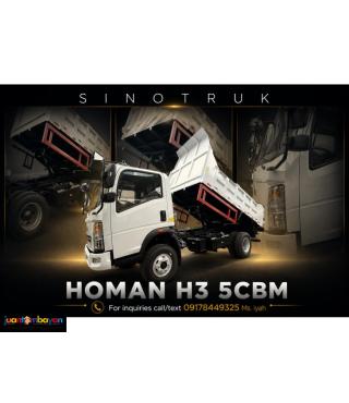 SINOTRUK HOMAN 5CBM DUMPTRUCK 4x4