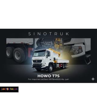 SINOTRUK HOWO T7S BOOM TRUCK 10T BOOM