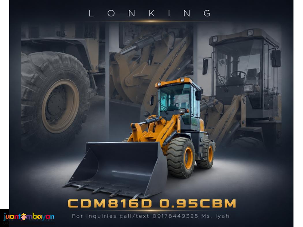 LONKING WHEEL LOADER CDM816D (0.95CBM)