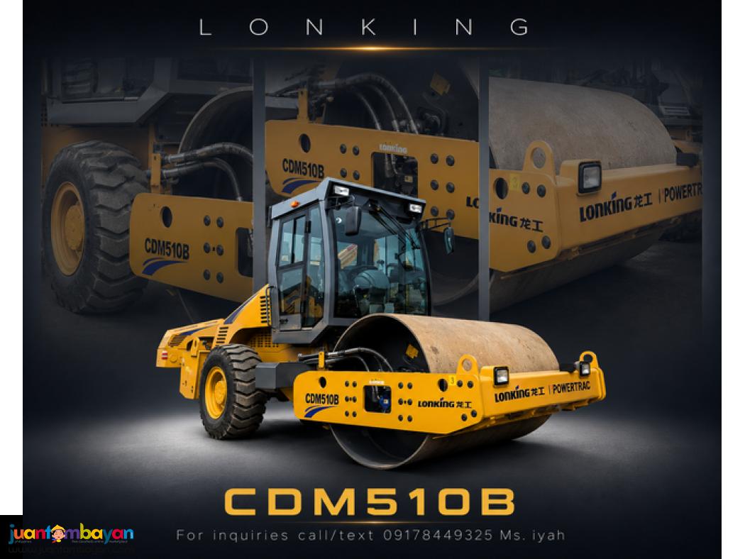 LONKING CDM510B VIBRATORY ROLLER 10T-