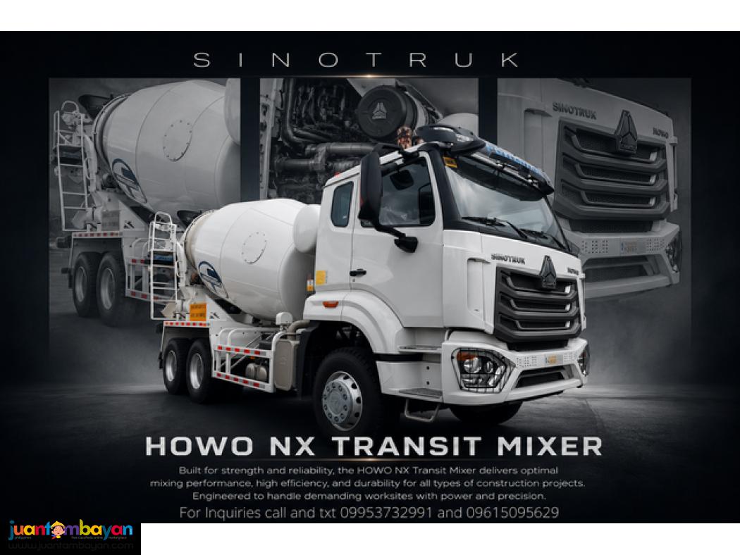 SINOTRUK HOWO NX 6X4 TRANSIT MIXER 10CBM 