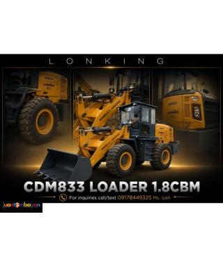 LONKING CDM833 WHEEL LOADER 1.8CBM