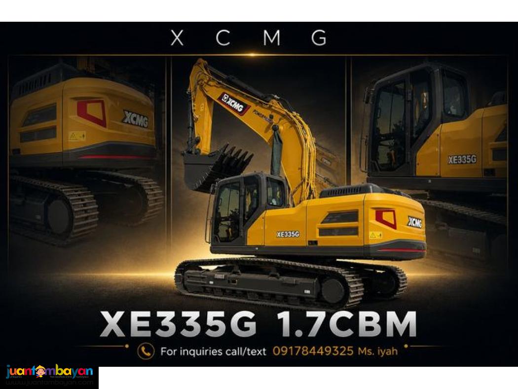XCMG XE335G EXCAVATOR 1.7CBM ISUZU ENGINE