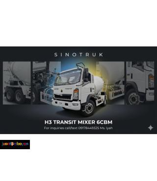 SINOTRUK HOMAN H3 TRANSIT MIXER 6CBM