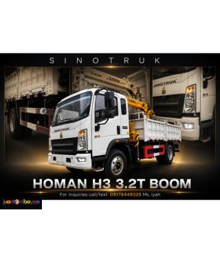 Sinotruk Homan H3 6w Boomtruck 3.2T
