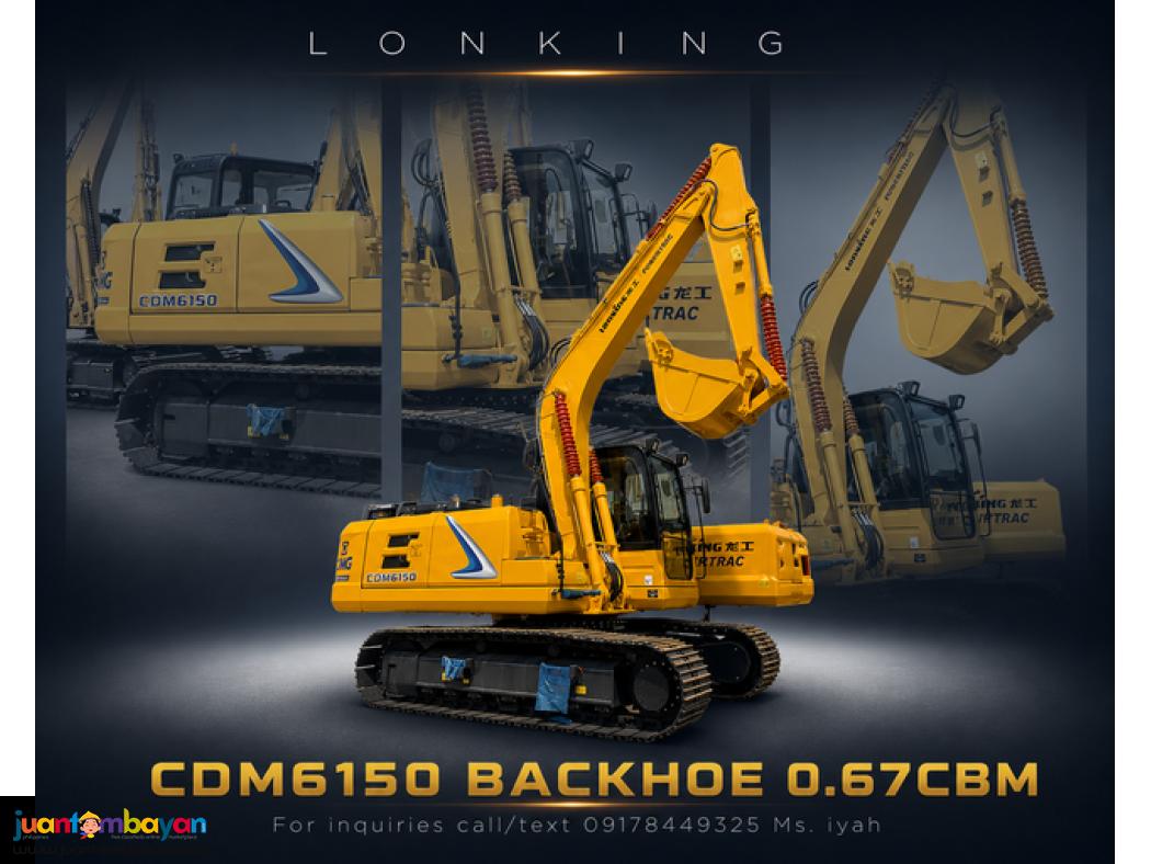 LONKING CDM6150 EXCAVATOR CRAWLER TYPE 0.67CBM