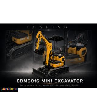 LONKING CDM6016 MINI EXCAVATOR 0.04CBM KUBOTA ENGINE