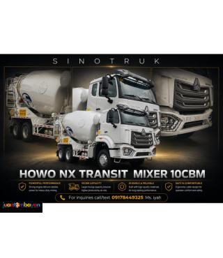 SINOTRUK HOWO NX 6X4 TRANSIT MIXER 10CBM
