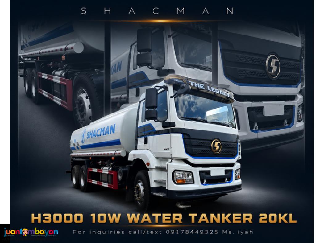 SHACMAN H3000 10W WATER TANKER 20K LITERS